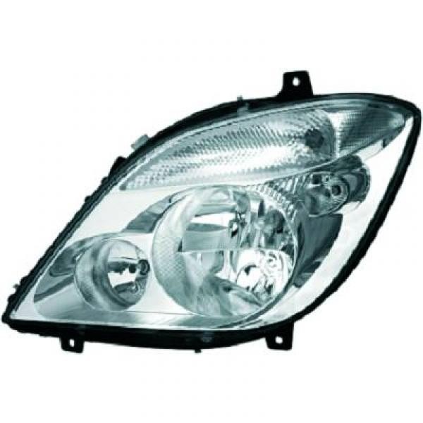 Koplamp rechts SPRINTER 06->> HELLA H7+H7+H7