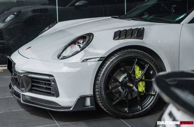 Porsche 911 992 Carrera/Targe S/4/4S BKSS Style Carbon Zijschermen 2019-2021