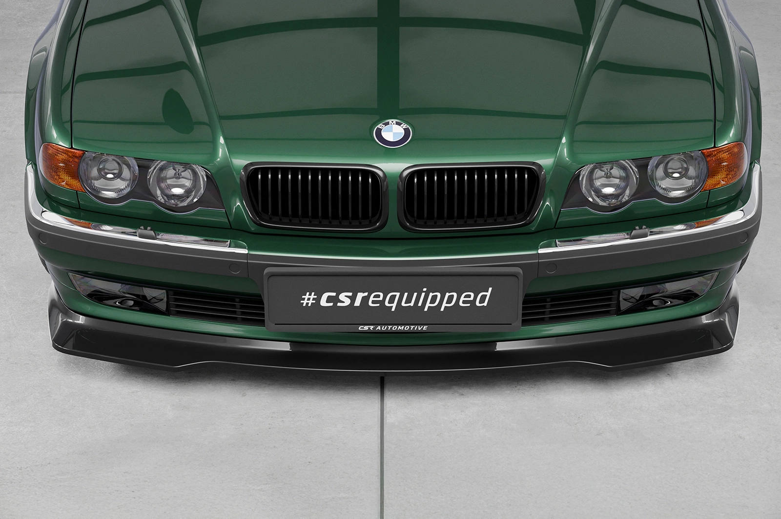Voorspoiler für BMW 7er glans zwart