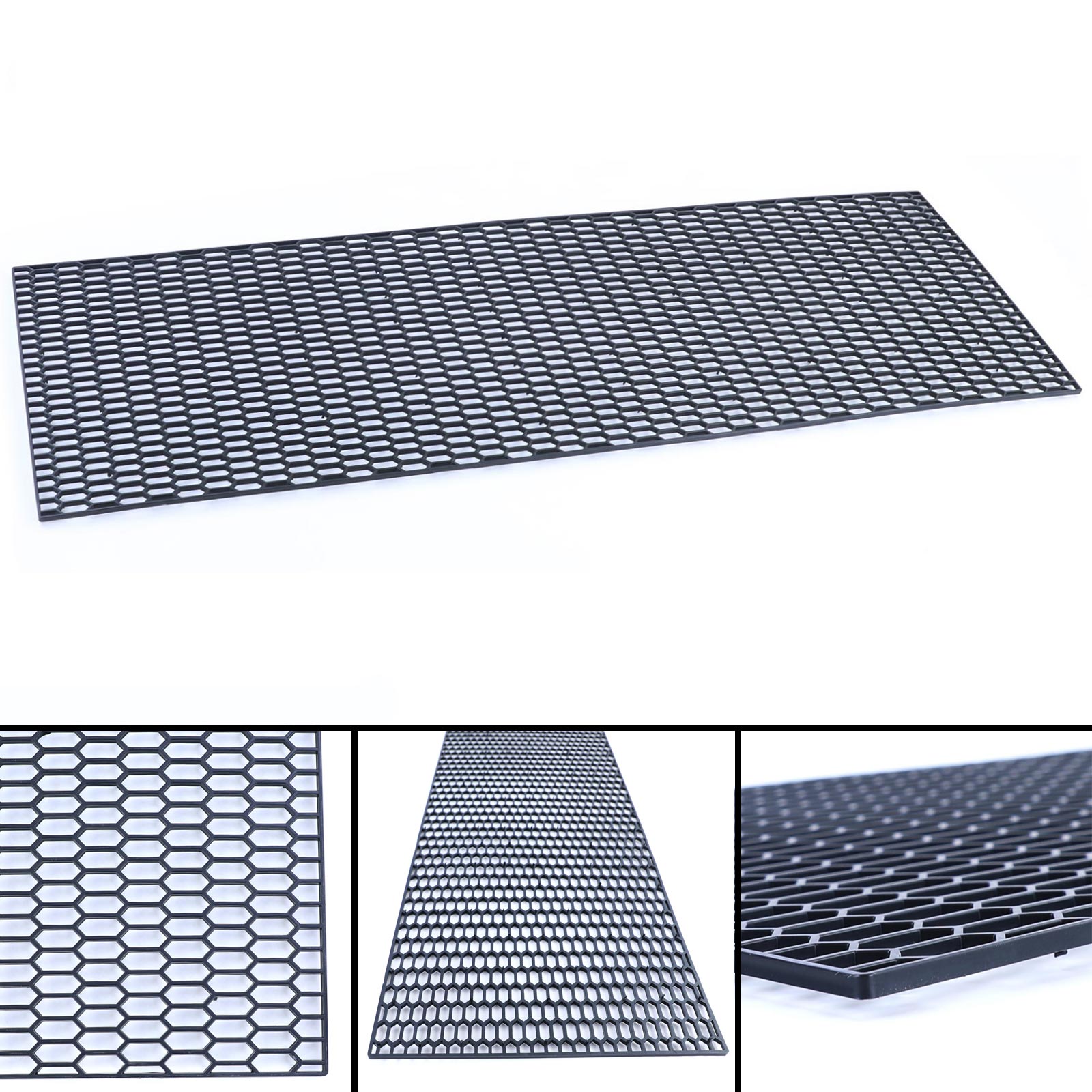 ABS kunststof Racegaas voor bumpergrill honingraat raster grof 120x40cm