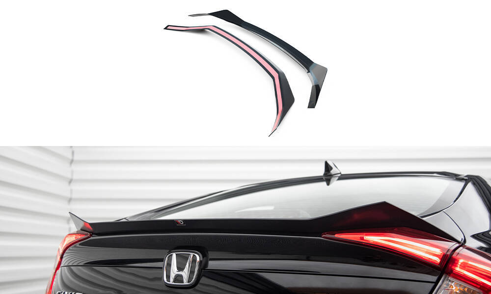 Spoiler Honda Civic Maxton Glans Zwart