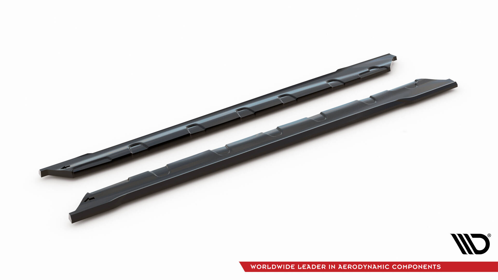 Street Pro Zijskirts Hyundai Veloster N MK2 Maxton Glanzend zwart