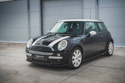 Voorspoiler Mini Cooper / One R50 Glans Zwart