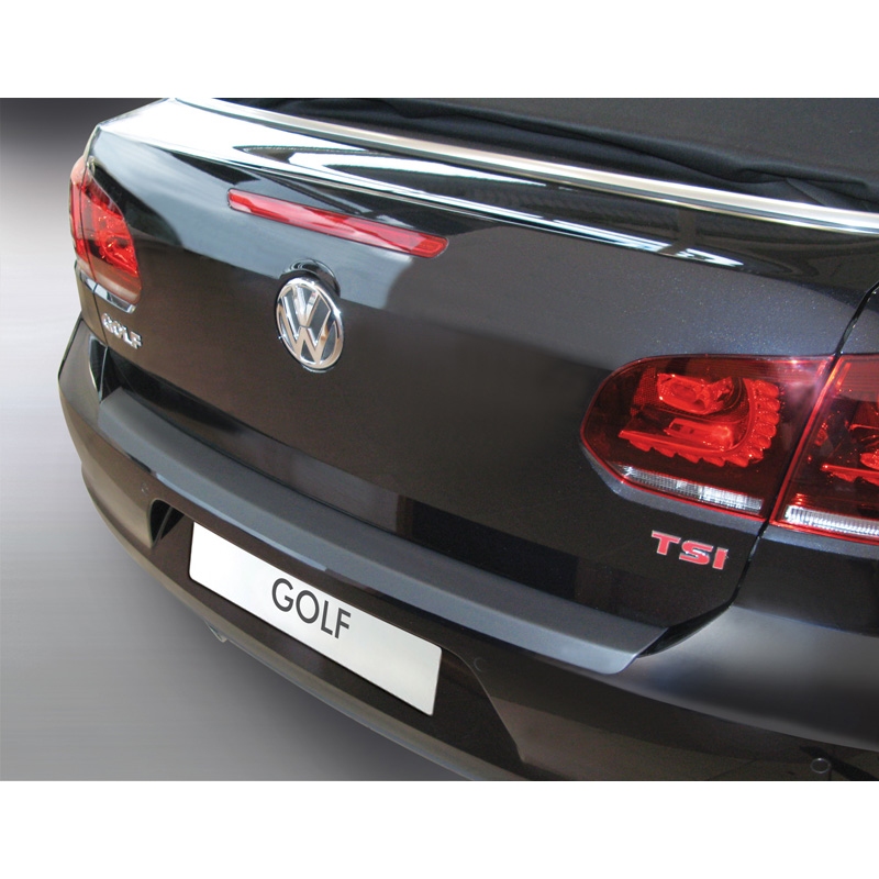 ABS Achterbumper beschermlijst  Volkswagen Golf VI Cabrio 2011- Zwart