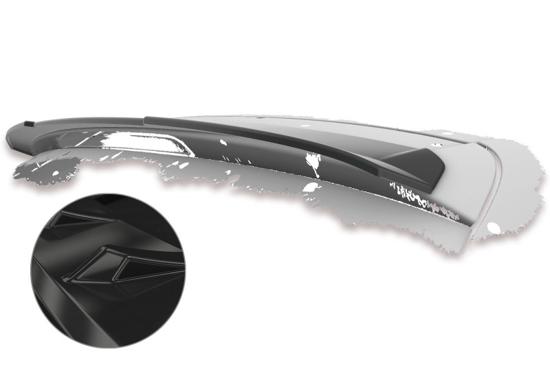 CSR achterspoiler Audi A4 B8 Avant Glans zwart