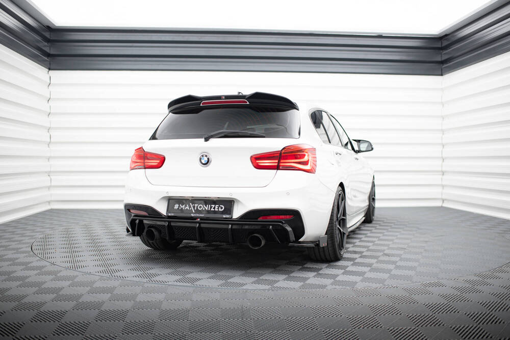 Achterzij Spoilers V.5 + Flaps BMW 1 M-pack / M140i F20 Facelift
