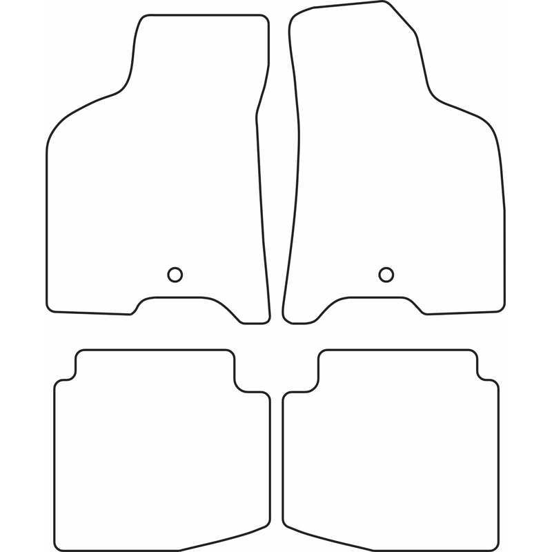 Automatten Velours  Volkswagen Lupo 1999-2004 excl. 3L