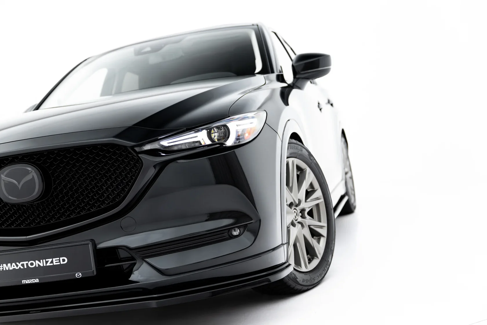 Voorspoiler Mazda CX-5 Mk2 Glans Zwart