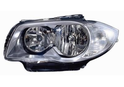 koplamp, Valeo, H7+H1, elektr verstelb, rechts,-03/2009 BMW 1 se