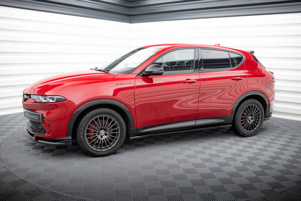 Zijskirts Alfa Romeo Tonale Maxton Glans Zwart