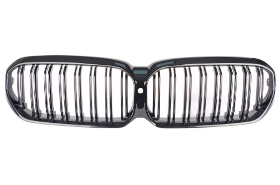Grill BMW G30/G31 Facelift 2020-... M5 Look Dubbele Nieren Glans Zwart Camera
