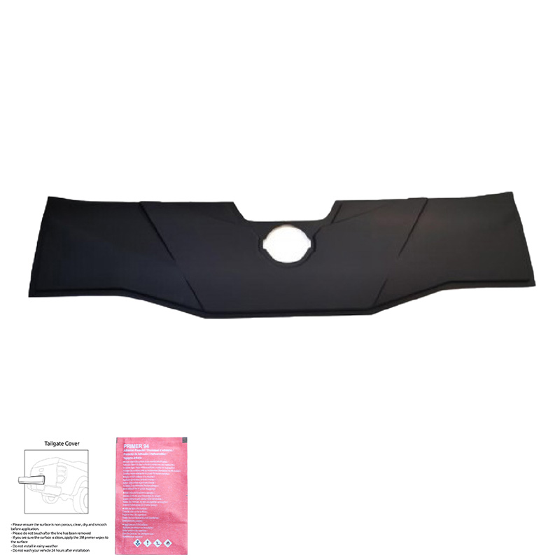 Achterklepcover  Nissan Navara NP300 (D23) 2014-2021 - Versie 2 - Matzwart