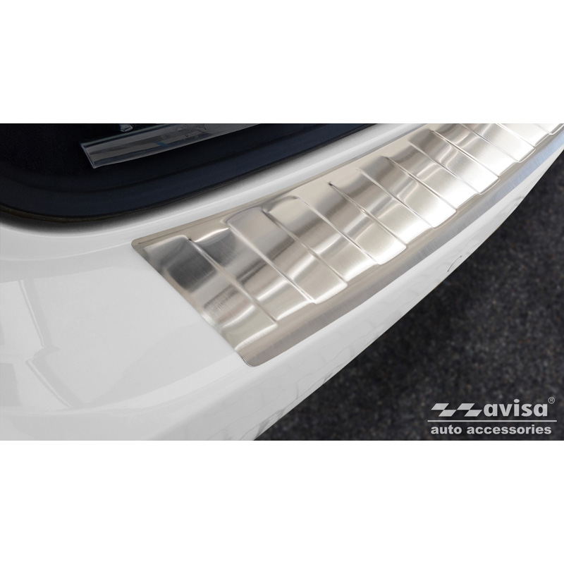 RVS Achterbumperprotector  Porsche Cayenne II 2010-2014 & FL2014- 'Ribs'