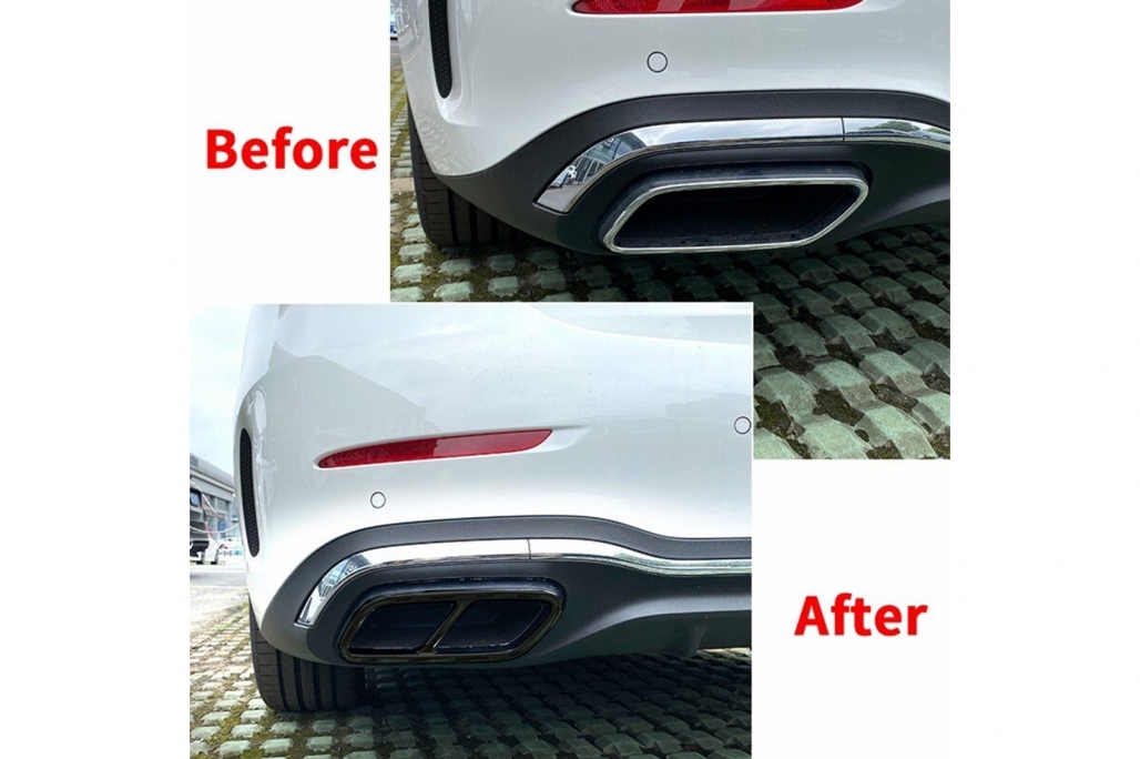 Sierstukken Mercedes C-Klasse W206 AMG Pakket Glans Zwart