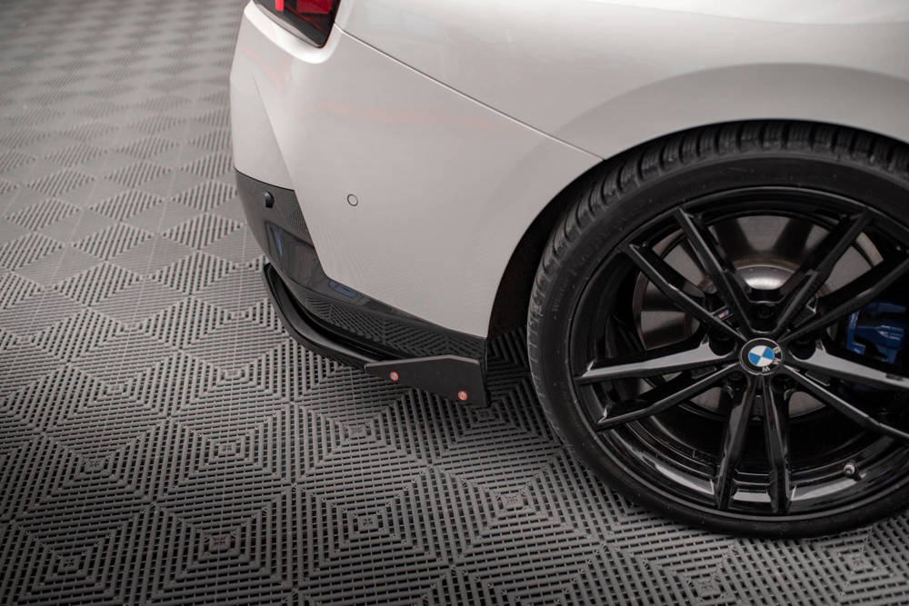 Zijdiffuser V.2 met Canards BMW 2 Serie G42 Coupe M Pakket Maxton Glans Zwart