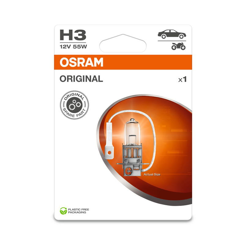 Osram Original Halogeen lamp - H3 - 12V/55W - per stuk