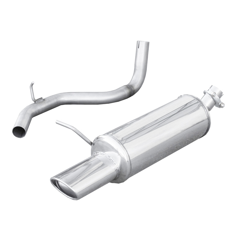 100% RVS Sportuitlaat  Volkswagen Golf IV 1.9 TDi (130pk) 120x80mm