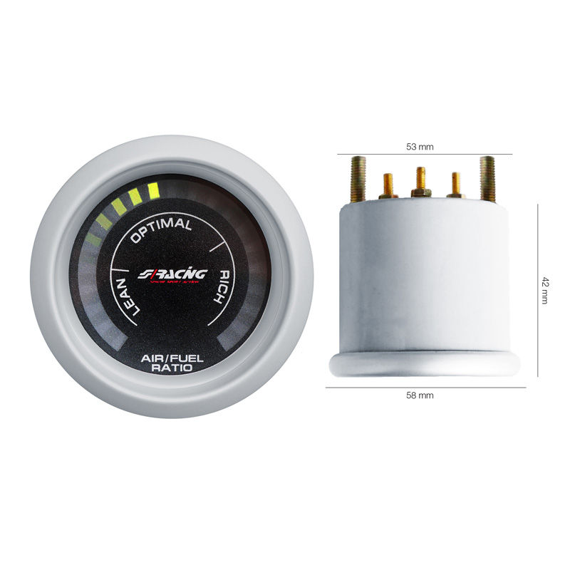 Simoni Racing Digitaal Instrument - Lucht/Brandstofverhouding - 52mm