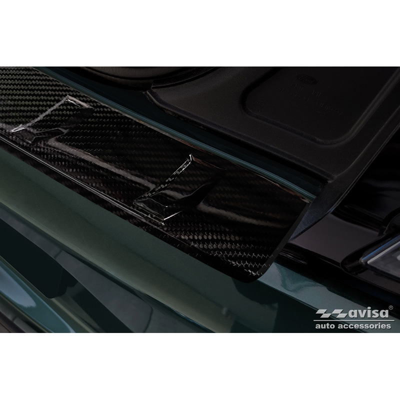 Echt 3D Carbon Achterbumperprotector  Ford Mustang VI Coupé 2015-2017 & FL 2017- incl. GT 'Ribs'