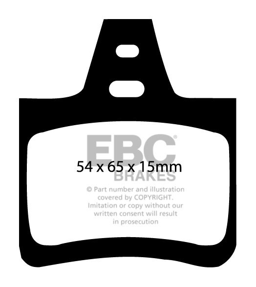 EBC Brakes CITROEN XM 3.0 Sedan 89-91 Remblokken achterzijde