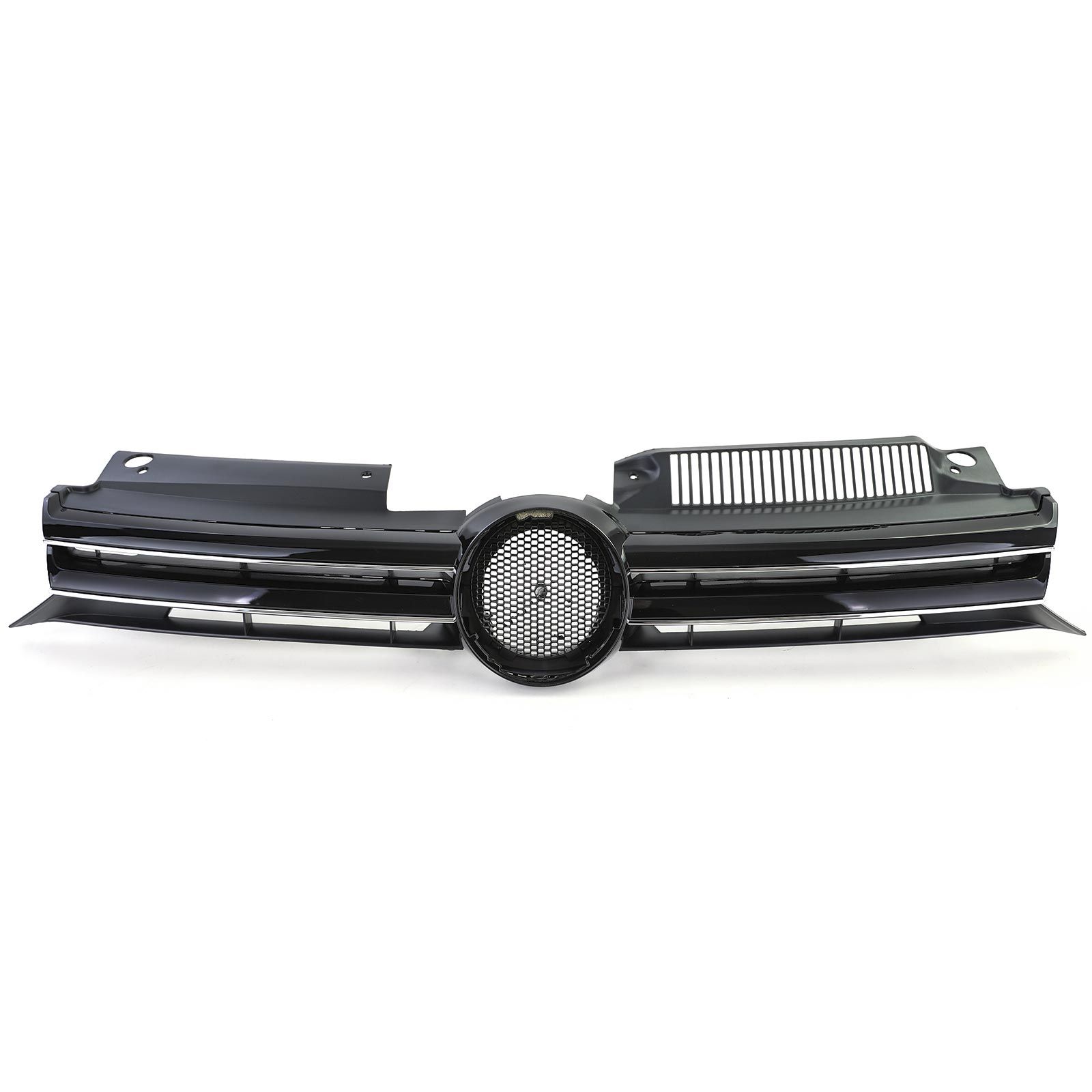 Grill VW Golf VI Glans Zwart / Chroom