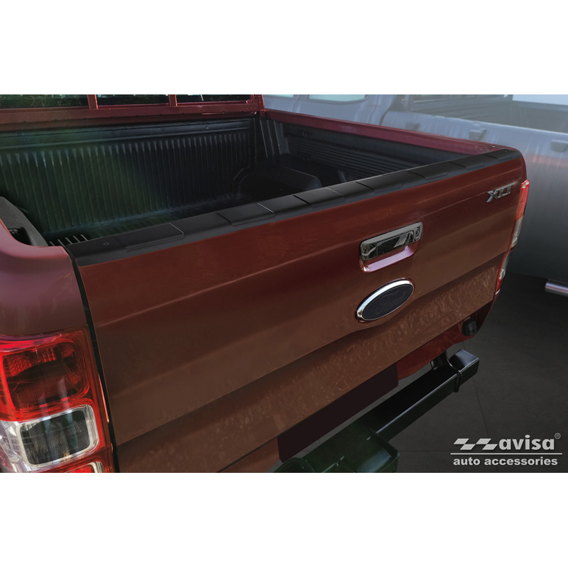 Staal Pickup Achterklep beschermlijst  Ford Ranger 2011-2022 - Zwart