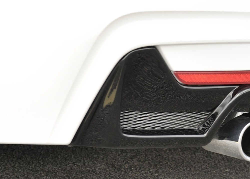 Achterbumper aanzet dubbele uitlaat links & rechts BMW 4 serie c