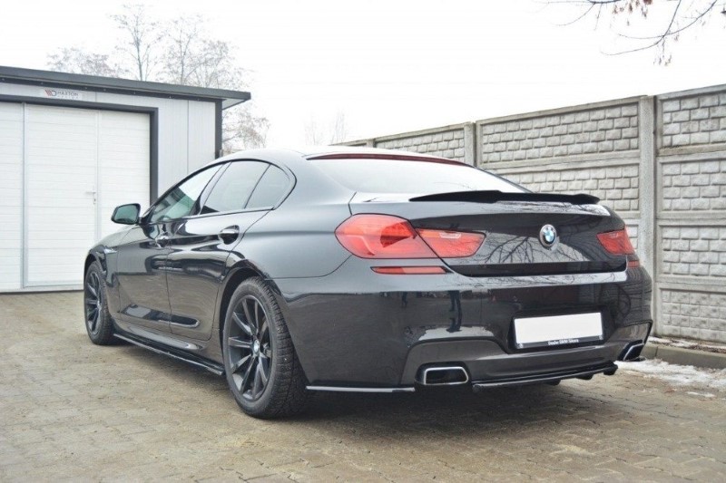 Centrale Achterspoiler BMW 6 Gran Coupé MPACK (met verticale bar) Glanzend Zwart