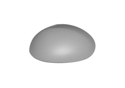 spiegelkapje, in primer, links Citroen C1, 2005-2012