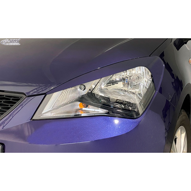 Koplampspoilers  Seat Mii 2011- (ABS)