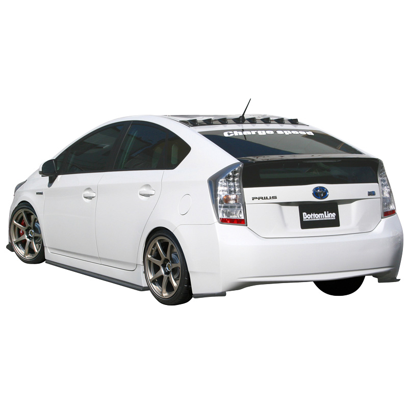 Chargespeed Achterbumperskirt (Corners)  Toyota Prius 3 Hybrid 2009- 'BottomLine' (FRP)