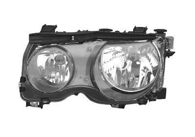 koplamp, Bosch, H7+H7, incl stelmotor, rechts BMW 3 serie E46, 2