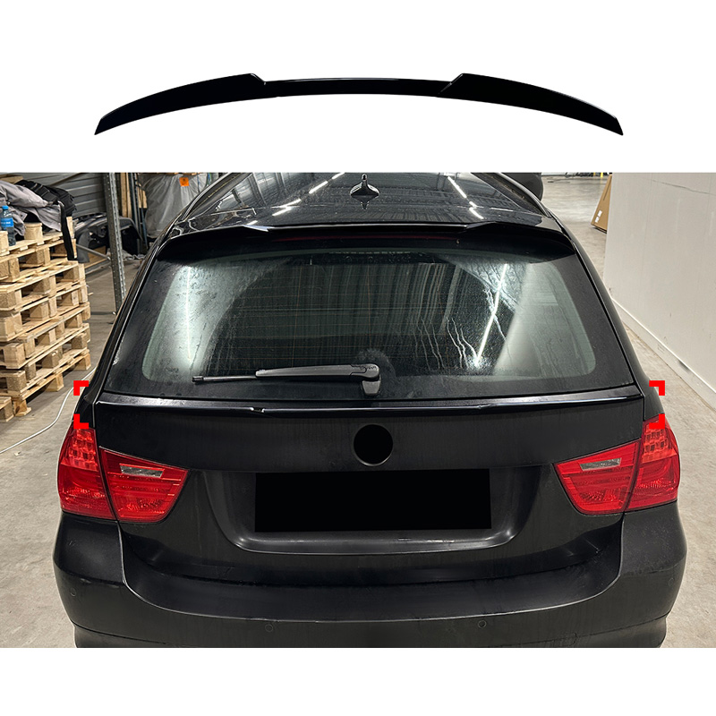 Onderste achterspoiler  BMW 3-Serie E91 Touring 2005-2012 (ABS Glanzend zwart)