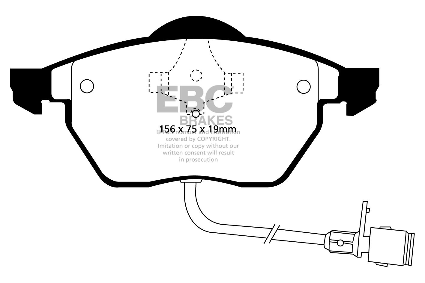 EBC Brakes AUDI A4 B5 Quattro 1.8 Turbo 95-99 Remblokken voorzij