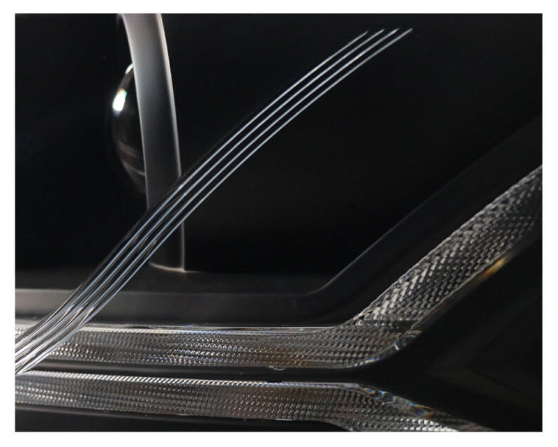 Koplampen Audi A6 4F 04-08 Tube Dynamic LED Zwart Xenon