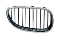 grille, chroom binnenwerk, links BMW 5 serie E60/E61, 2003-2010