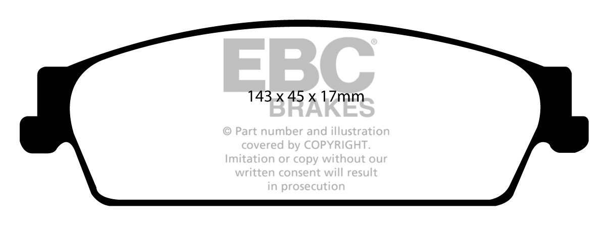 EBC Brakes GMC Yukon/Yukon Denali 6.0 (1500) 2008-.. Remblokken