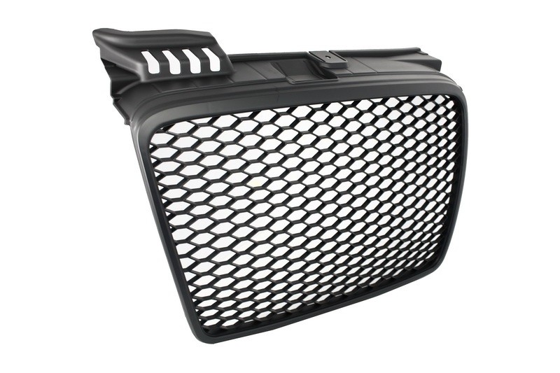 Grill Audi A4 B7 (2004-2008) RS4 Matte Black Embleemloos