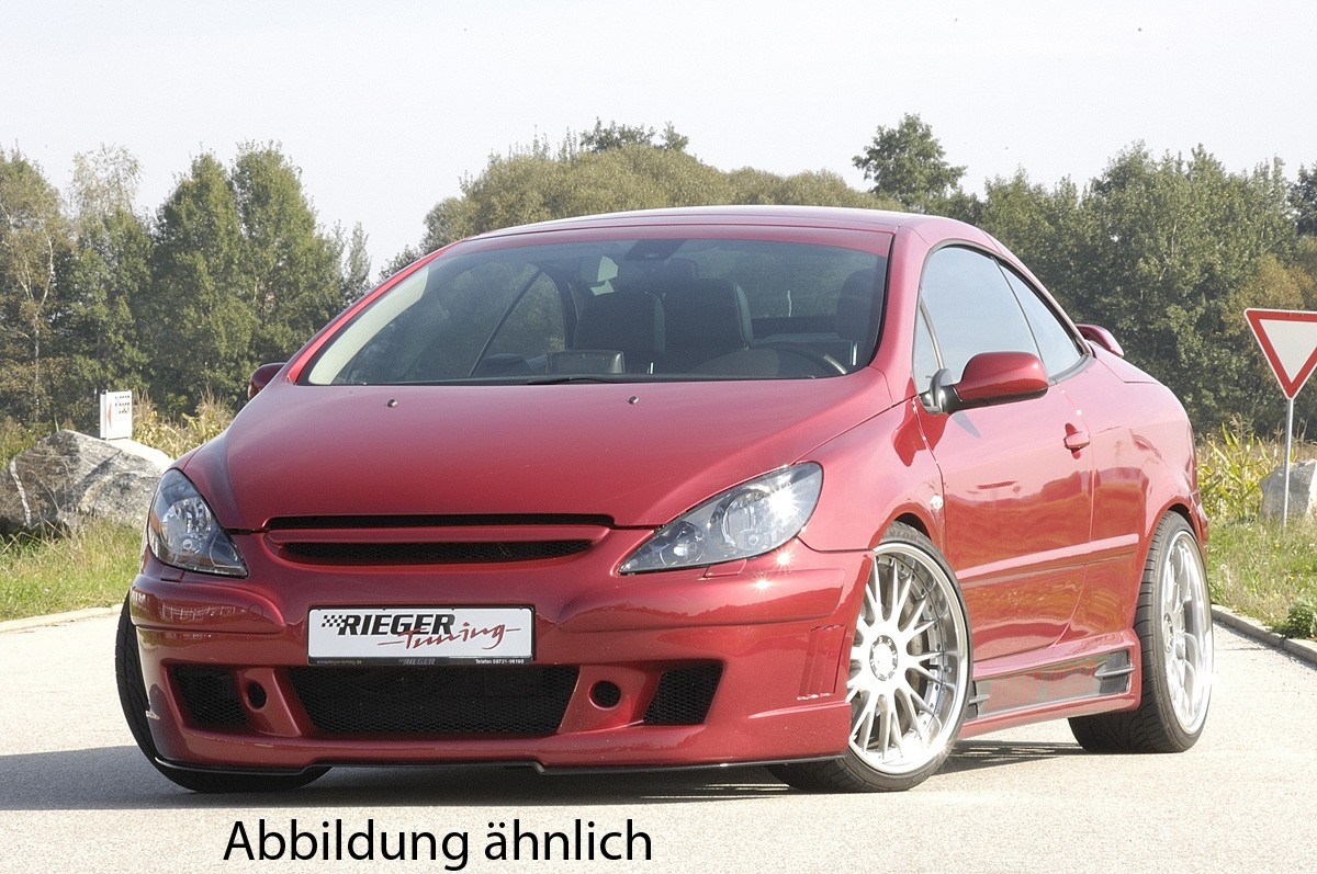 Voorbumper met geïntegreerde zonder embleem Peugeot 307 Rieger