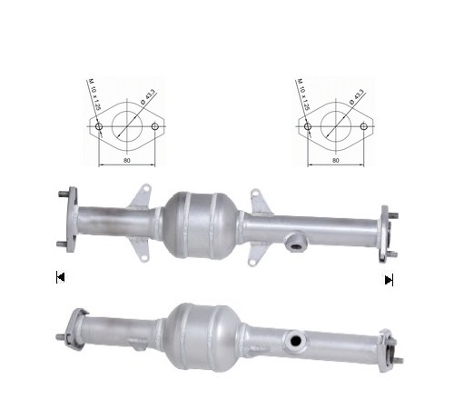Suzuki ALTO 1.1i 16V 1061 cc 59 Kw / 80 cv F10D Magnaflow CAT Bo