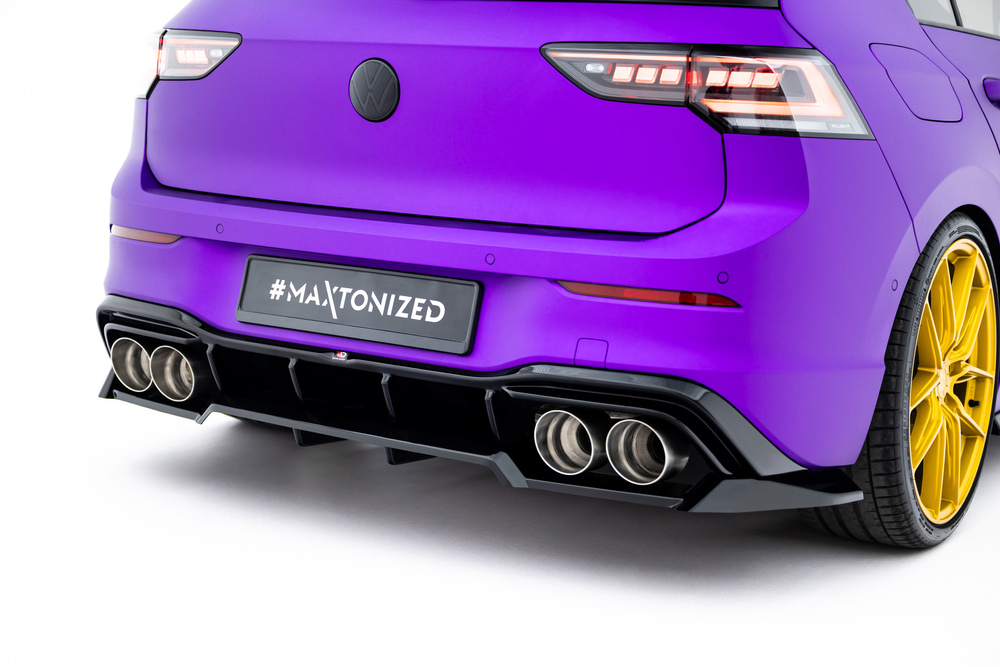 Diffusor (met verticale spijlen) V.2 Volkswagen Golf R Mk8 / Mk8 Facelift