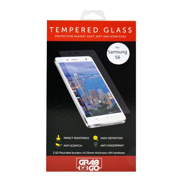 GrabNGo Tempered glass Samsung S6
