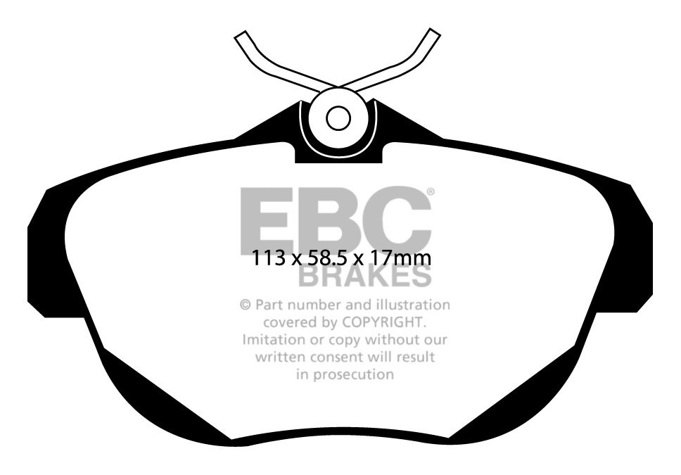 EBC Brakes PEUGEOT Expert Tepee 2.0 TD (120) 2007-.. Remblokken
