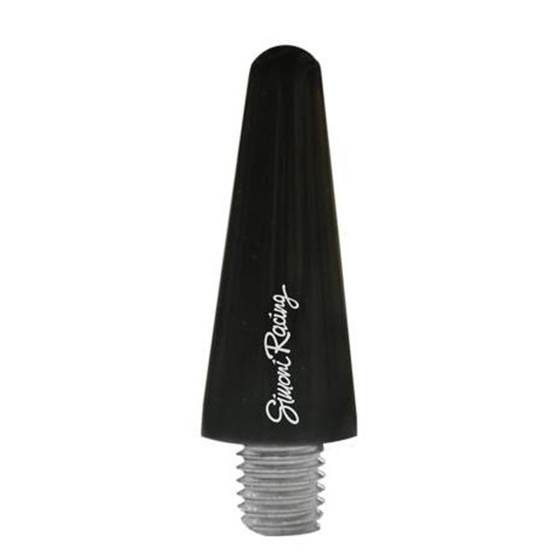 Simoni Racing Aluminium Antenne Top - Zwart - Lengte 3cm