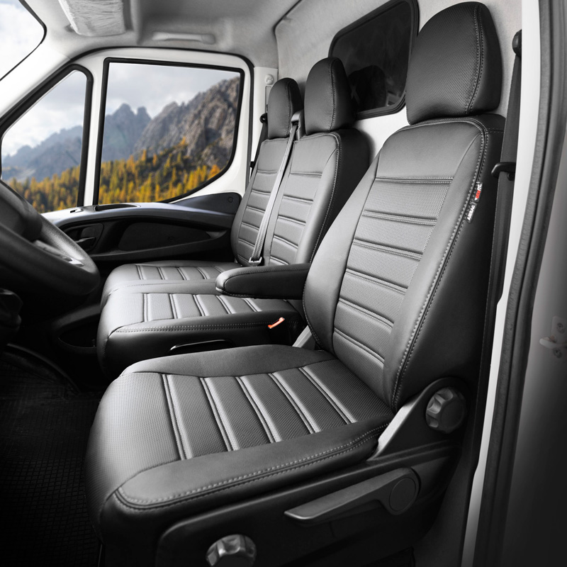 New York Design Kunstleder Stoelhoezenset 2+1  Mercedes Sprinter 2018- (Standard)