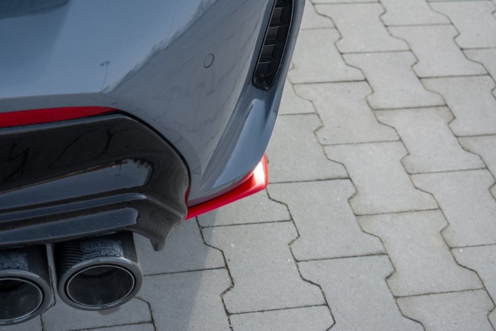 Achter Diffusors zijkanten BMW 1 Serie F40 M-Pack/ M135i Glans Rood V2