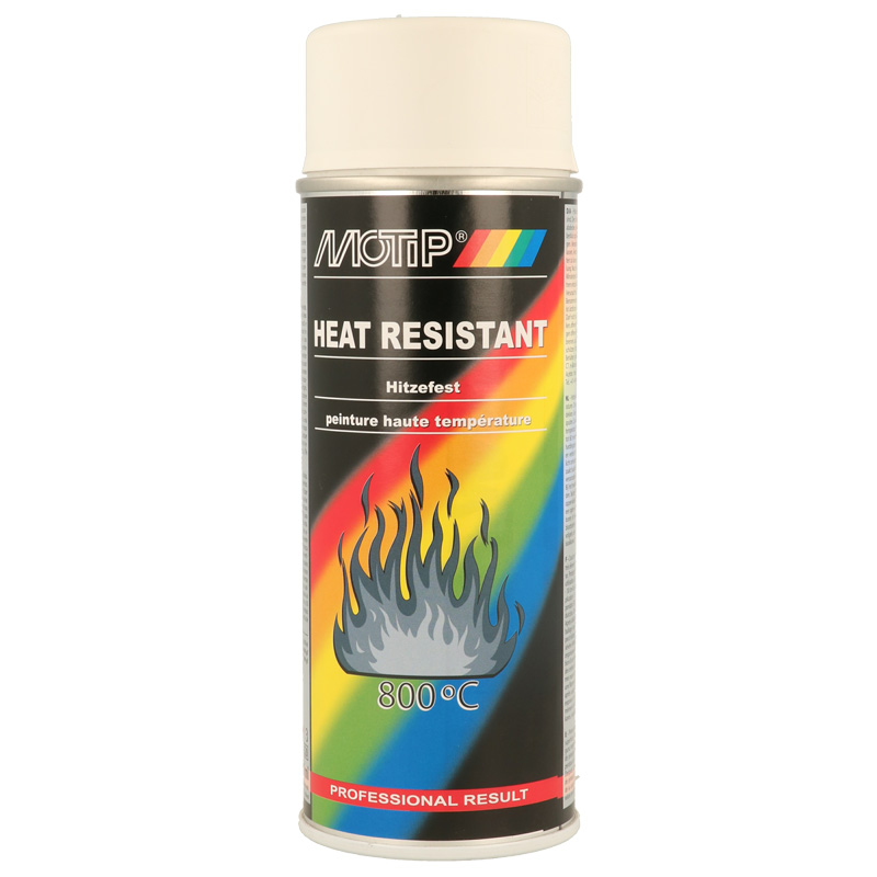 Motip Hittebestendige Lak - Wit - 400ml