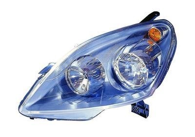 koplamp, H7+H1, met stelmotor, rechts Opel Zafira, 2005-2008
