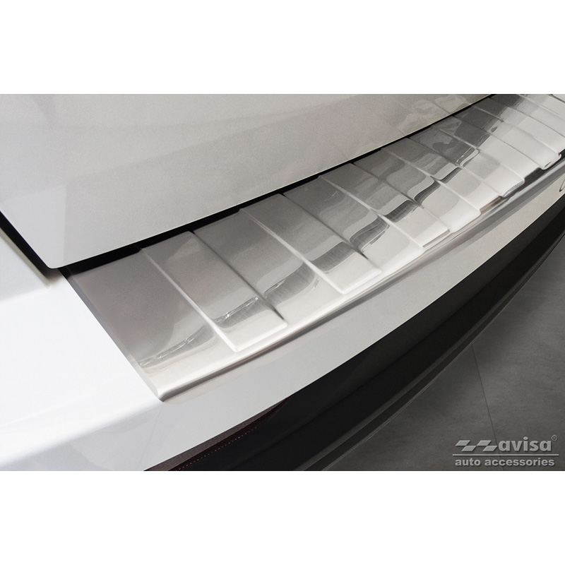 RVS Achterbumperprotector  Skoda Karoq Facelift 2022- + Sportline Facelift 2022- 'Ribs'