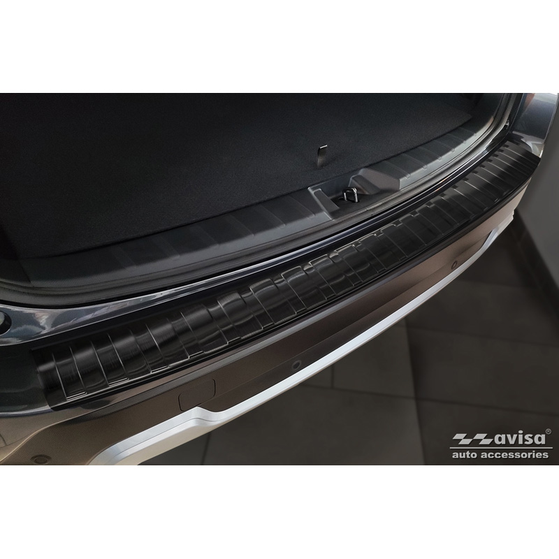 Zwart RVS Achterbumperprotector  Subaru Forester (SK) 2018-2024 'Ribs'